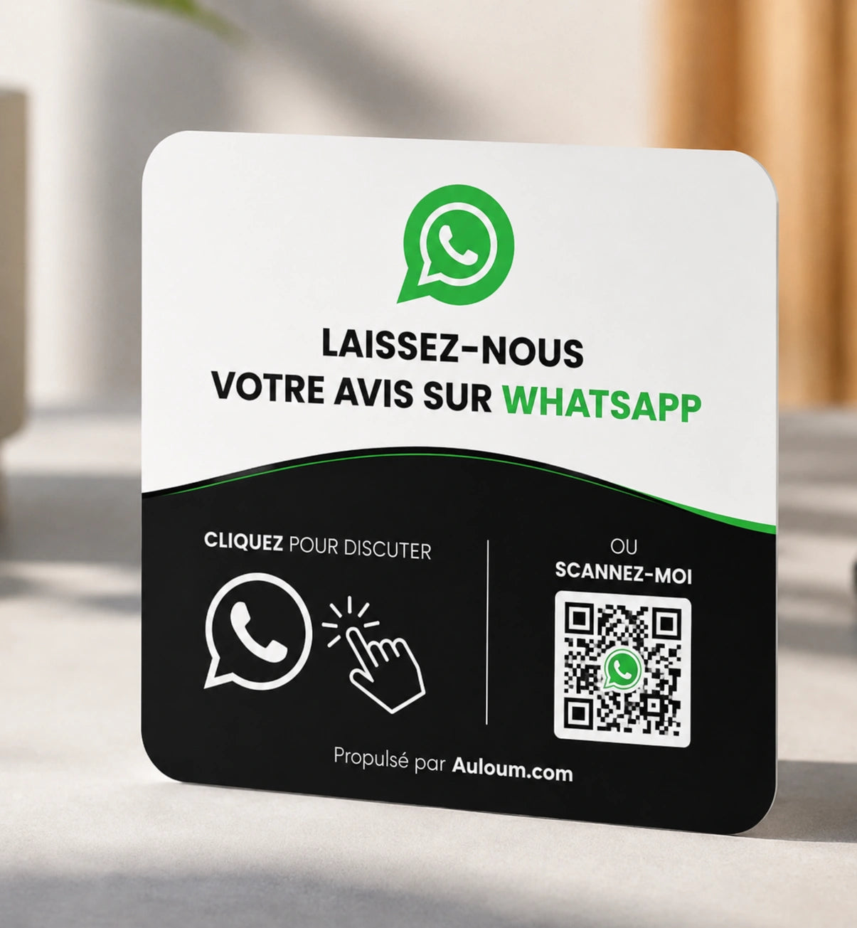 Plaque Whatsapp