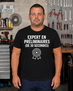 T-Shirt Expert en Préliminaires