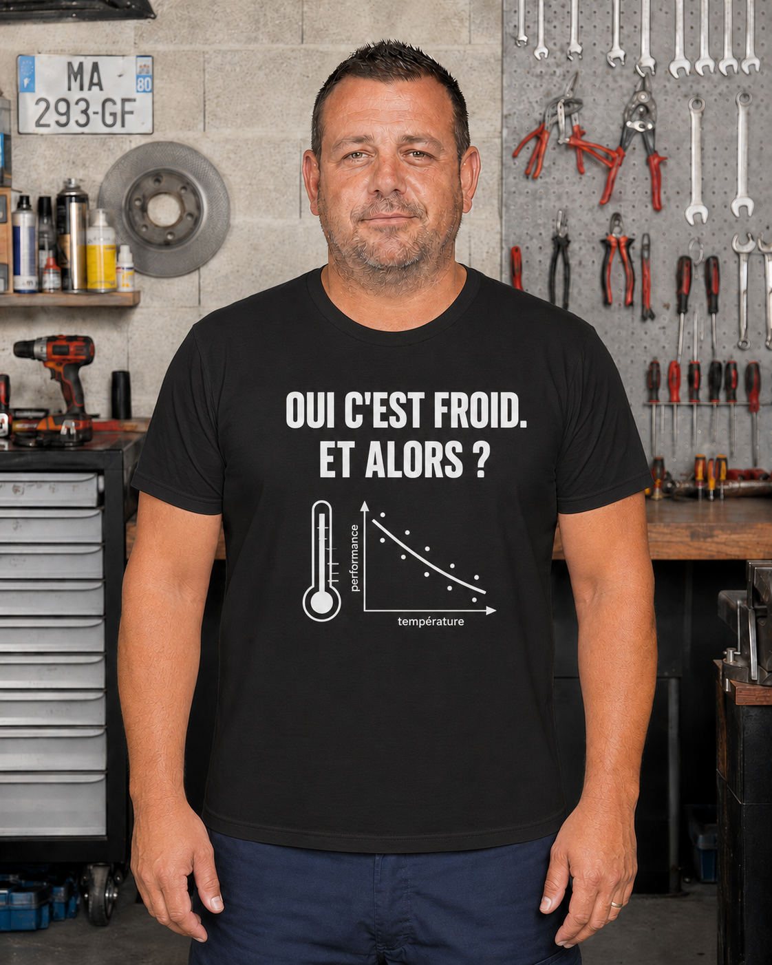 T-shirt OUI C'EST FROID. ET ALORS ?