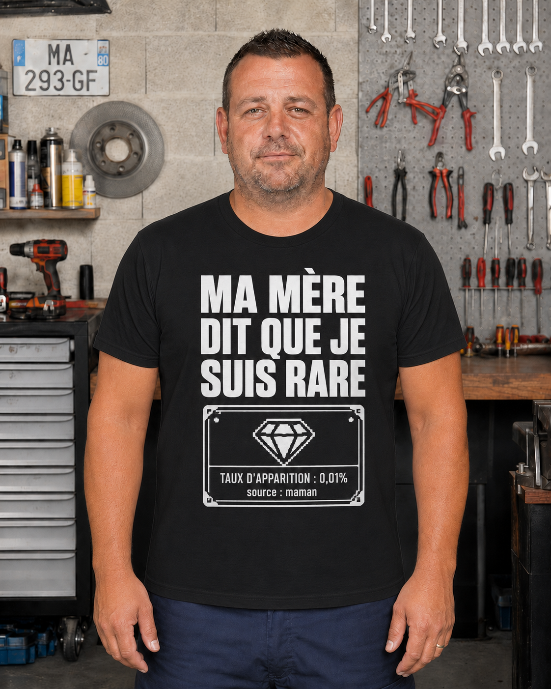 T-shirt MA MÈRE DIT QUE JE SUIS RARE